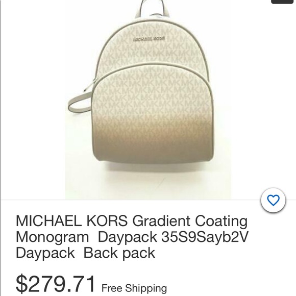 MICHAEL KORS Gradient Coating Monogram  Daypack - Picture 6 of 8